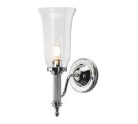 Luminosa Lighting Luminosa Carroll 1 Light Bathroom Wall Light Polished Chrome Ip44, G9