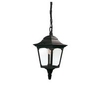 Luminosa Lighting Elstead Chapel Mini Outdoor Pendant Ceiling Light, Black Ip44