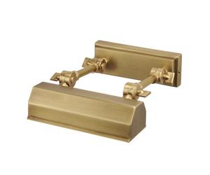 Luminosa Lighting Elstead Chawton 1 Light Small Picture Wall Light Brass, E14