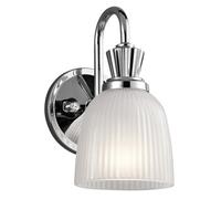 Luminosa Lighting Elstead Cora 1 Light Bathroom Wall Light Polished Chrome Ip44, G9