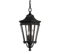 Feiss Cotswold Lane Outdoor Porch Pendant Light - Black
