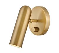 Luminosa Lighting Elstead Dax Reading Light, Heritage Brass