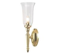 Elstead Lighting Dryden 1 Light Tall Wall Light - Polished Brass