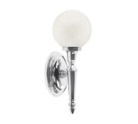 Elstead Lighting Dryden 1 Light Round Wall Light - Polished Chrome