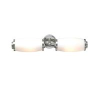 Luminosa Lighting Elstead Eliot 2 Light Bathroom Twin Wall Light Polished Chrome Ip44, G9