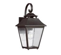 Luminosa Lighting Elstead Feiss Galena Outdoor Wall Lantern Sable, Ip44