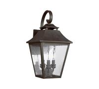 Luminosa Lighting Elstead Feiss Galena Outdoor Wall Lantern Sable, Ip44