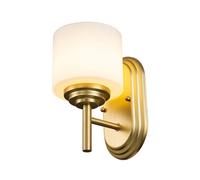 Feiss Malibu 1 Light Wall Light - Brushed Brass