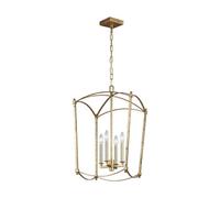 Luminosa Lighting Elstead Feiss Thayer Lanterns Pendant Ceiling Light Antique Gold
