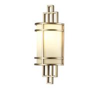 Luminosa Lighting Elstead Fusion Flush Wall Lamp, Painted Natural Brass