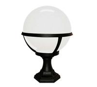 Luminosa Lighting Elstead Glenbeigh 1 Light Outdoor Pedestal Lantern Black Ip44, E27