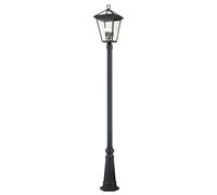 Luminosa Lighting Elstead Hinkley Alford Place Outdoor Lamp Posts Museum Black, Ip44