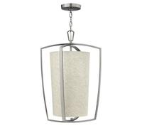 Luminosa Lighting Elstead Hinkley Blakely Large Pendant Light 3X E14 Light Brushed Nickel