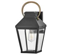 Luminosa Lighting Elstead Hinkley Dawson Outdoor Wall Lantern Traditional Black, Burnished Bronze Accent Ip44 1X E27