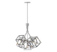 Quintiesse Ensemble 5 Light Cluster Chandelier In Polished Nickel Finish