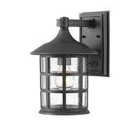 Luminosa Lighting Elstead Hinkley Freeport Outdoor Wall Lantern Textured Black, Ip44