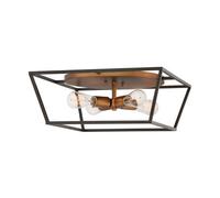 Luminosa Lighting Elstead Hinkley Fulton Multi Arm Semi Flush Ceiling Lamp Bronze With Heirloom Brass Accents