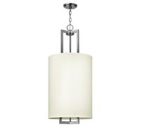 Luminosa Lighting Elstead Hinkley Hampton Cylindrical Pendant Light 3X E27 Antique Nickel