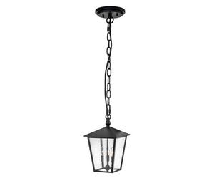 Luminosa Lighting Elstead Hinkley Huntersfield Outdoor Pendant Ceiling Light Black, Ip44
