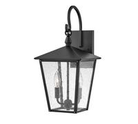Elstead Lighting Hinkley Huntersfield Outdoor Wall Lantern Black, IP44 - HK-HUNT