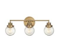 Luminosa Lighting Luminosa Hinkley Poppy Bathroom Wall Lamp Heritage Brass, Ip44