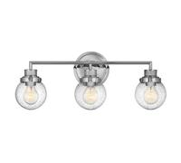 Luminosa Lighting Elstead Hinkley Poppy Bathroom Wall Lamp Polished Chrome, Ip44