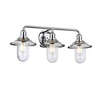 Quintiesse Rigby 3 Light Wall Light Polished Chrome