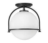 Luminosa Lighting Elstead Hinkley Somerset Globe Ceiling Light Black