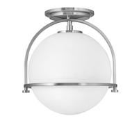 Luminosa Lighting Elstead Hinkley Somerset Globe Ceiling Light Brushed Nickel