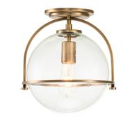 Luminosa Lighting Elstead Hinkley Somerset Globe Ceiling Light Heritage Brass