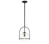 Luminosa Lighting Elstead Hinkley Somerset Globe Pendant Ceiling Light Black