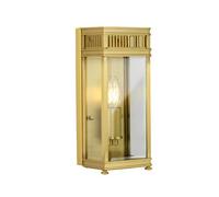 Elstead Lighting Holborn Outdoor Wall Lantern Brushed Brass, IP44 - HL7-S-BB