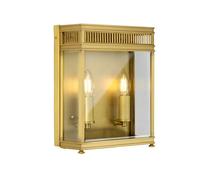 Elstead Lighting Holborn Outdoor Wall Lantern Brushed Brass, IP44 - HL7-M-BB