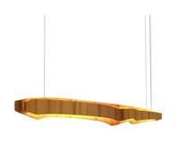Luminosa Lighting Elstead Horizon 140Cm Bar Pendant Ceiling Light Teak