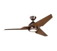 Luminosa Lighting Elstead Jade 152Cm Ceiling Fan With Dimmable 3000K Led Light, Oil Brushed Bronze, Remote Control