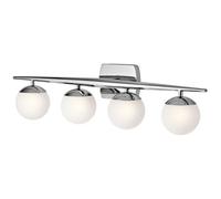Luminosa Lighting Elstead Jasper 4 Light Bathroom Wall Light Polished Chrome Ip44, G9