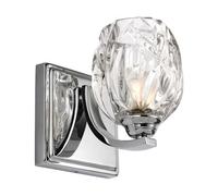 Luminosa Lighting Elstead Kalli 1 Light Indoor Wall Light Polished Chrome Ip44, G9