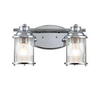 Luminosa Lighting Elstead Kichler Ashland Bay Wall Lamp Polished Chrome, Ip44