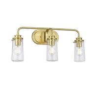 Kichler Braelyn 3 Light Wall Light - Brushed Brass