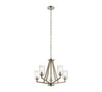 Luminosa Lighting Elstead Kichler Deryn Multi Arm Pendant Ceiling Light Distressed Antique Grey