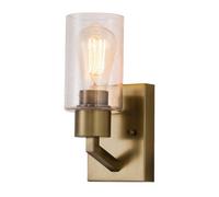 Luminosa Lighting Elstead Kichler Deryn Wall Lamp Natural Brass