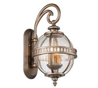 Luminosa Lighting Elstead Kichler Halleron Outdoor Wall Lantern Burnished Bronze, Ip44