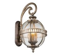 Luminosa Lighting Elstead Kichler Halleron Outdoor Wall Lantern Burnished Bronze, Ip44