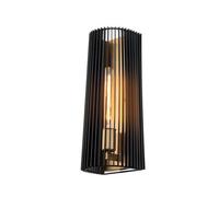 Luminosa Lighting Elstead Kichler Linara Wall Lamp Black & Natural Brass