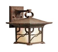 Luminosa Lighting Elstead Kichler Morris Outdoor 1 Light Wall Lantern Copper Ip44