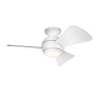 Kichler Sola Ceiling Fan with Light & Remote, 86cm