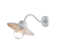 Elstead Lighting Klampenborg Outdoor Dome Wall Lamp White, IP44 - Klampenborg-Wh