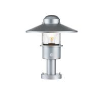 Luminosa Lighting Elstead Klampenborg Outdoor Pedestal Light Silver, Ip44