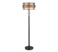 Luminosa Lighting Elstead Laguna 2 Light Floor Lamp Renaissance Copper