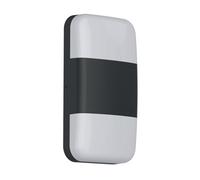 Luminosa Lighting Elstead Lars Outdoor Flush Wall Lamp Black, 3000K, Ip65